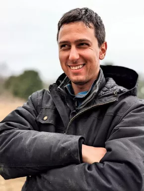 Ben Freed, founder of Mantle Homes, standing outdoors